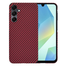  Techsuit - Karbonit Szálhéj - Samsung Galaxy A16 4G / A16 5G - Piros tok