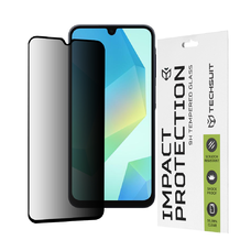  Techsuit - 111D Adatvédelem Teljes Ragasztás - Samsung Galaxy A16 4G / A16 5G - Fekete üvegfólia