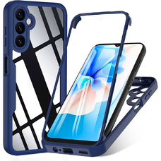  Techsuit - ColorVerse 360 Sorozat + Képernyővédő - Samsung Galaxy A16 4G / A16 5G - Kék tok