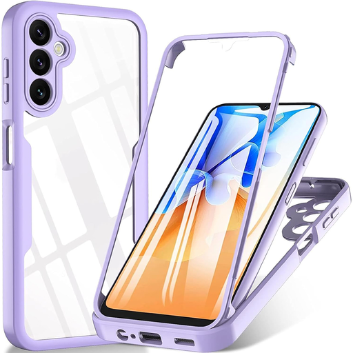 Techsuit - ColorVerse 360 sorozat + Képernyővédő - Samsung Galaxy A16 4G / A16 5G - Lila tok Techsuit - ColorVerse 360 sorozat + Képernyővédő - Samsung Galaxy A16 4G / A16 5G - Lila tok