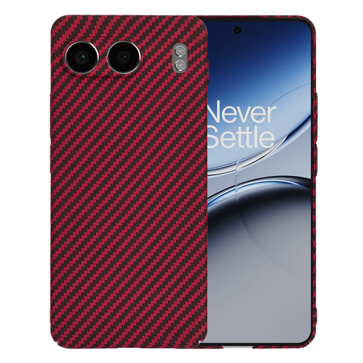  Techsuit - Karbonit Szénhéj - OnePlus Nord 4 - Piros tok