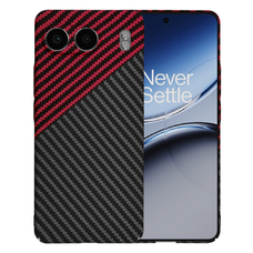  Techsuit - Karbonit Szálhéj - OnePlus Nord 4 - Vörös Vortex tok