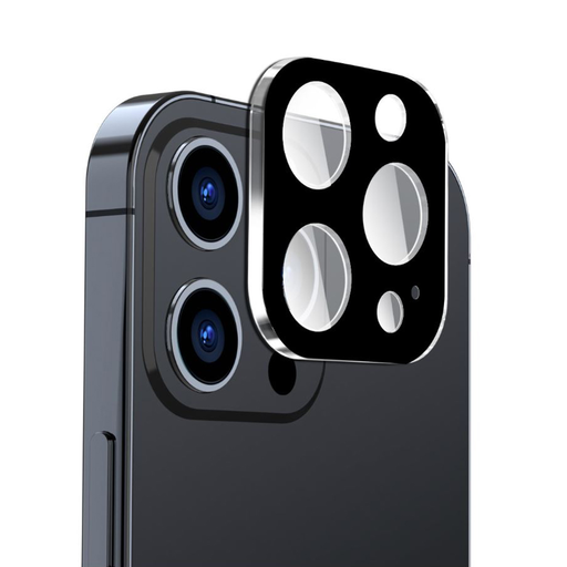 Techsuit - Teljes Kameravédő Üveg - iPhone 16 Pro / iPhone 16 Pro Max - Fekete üvegfólia Techsuit - Teljes Kameravédő Üveg - iPhone 16 Pro / iPhone 16 Pro Max - Fekete üvegfólia