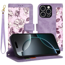  Techsuit - FlipCraft - iPhone 16 Pro - Titokzatos Lila tok