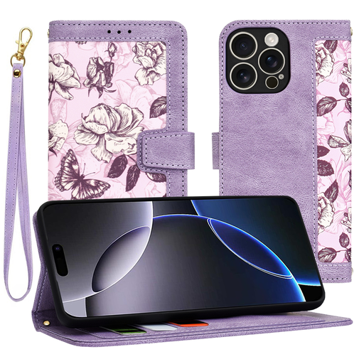 Techsuit - FlipCraft - iPhone 16 Pro Max - Misztikus Lila tok Techsuit - FlipCraft - iPhone 16 Pro Max - Misztikus Lila tok
