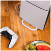  Fixált - Állvány (FIXPS5-ST-WH) - PS5 / PS5 Slim-hez, LED-del, csúszásmentes szőnyegekkel, USB-C - Fehér - 2. kép