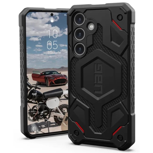 UAG - Monarch - Samsung Galaxy S24 - Kevlar Fekete tok UAG - Monarch - Samsung Galaxy S24 - Kevlar Fekete tok
