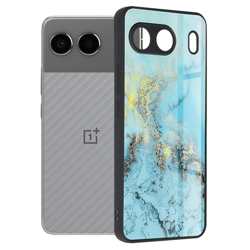  Techsuit - Glaze Sorozat - OnePlus Nord 4 - Kék Óceán tok