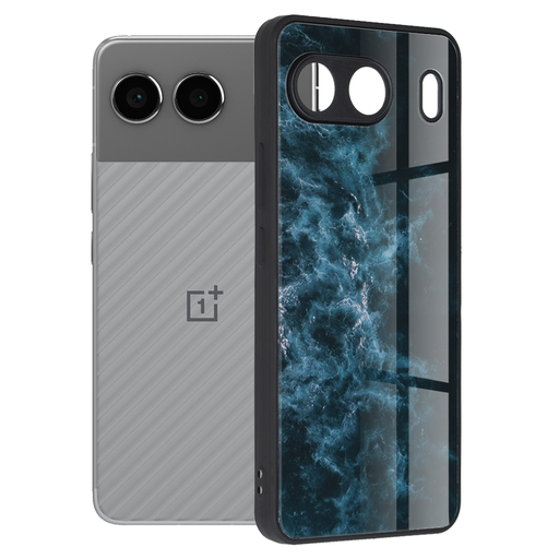 Techsuit - Glaze sorozat - OnePlus Nord 4 - Kék Nebula tok Techsuit - Glaze sorozat - OnePlus Nord 4 - Kék Nebula tok
