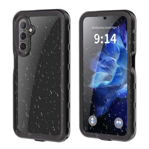 ShellBox - Vízálló IP68 Tok - Samsung Galaxy A16 4G / A16 5G - Fekete tok ShellBox - Vízálló IP68 Tok - Samsung Galaxy A16 4G / A16 5G - Fekete tok
