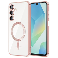  Techsuit - Luxus Kristály MagSafe - Samsung Galaxy A16 4G / A16 5G - Rózsaszín tok