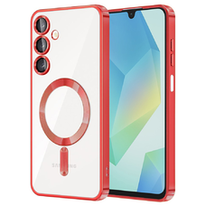  Techsuit - Luxus Kristály MagSafe - Samsung Galaxy A16 4G / A16 5G - Piros tok