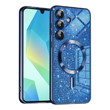  Techsuit - Luxus Fényes MagSafe - Samsung Galaxy A16 4G / A16 5G - Mélykék tok