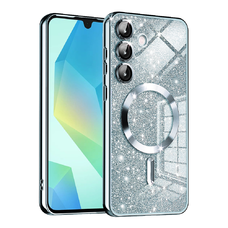 Techsuit - Luxus Csillogó MagSafe - Samsung Galaxy A16 4G / A16 5G - Világoskék tok