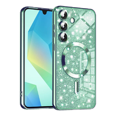  Techsuit - Luxus Csillogó MagSafe - Samsung Galaxy A16 4G / A16 5G - Világoszöld tok