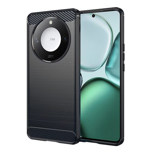 Techsuit - Karbonszilikon - Honor X9c Smart - Fekete tok Techsuit - Karbonszilikon - Honor X9c Smart - Fekete tok