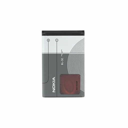  OEM - Telefon akkumulátor BL-5C (00093) - Nokia 3650 / 6600 / 220 / 3310 (2017) / 110 (2022) / 208 / 207 - 1020mAh - Szürke