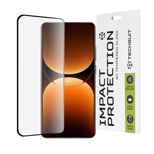 Techsuit - 111D Teljes Borítású / Teljes Ragasztású Üveg / 3D Ívelt Kijelző - Realme GT 7 Pro - Fekete üvegfólia Techsuit - 111D Teljes Borítású / Teljes Ragasztású Üveg / 3D Ívelt Kijelző - Realme GT 7 Pro - Fekete üvegfólia