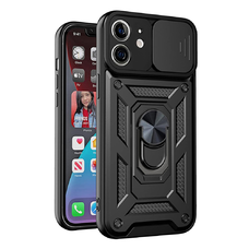  Techsuit - CamShield sorozat - iPhone 12 mini - Fekete tok