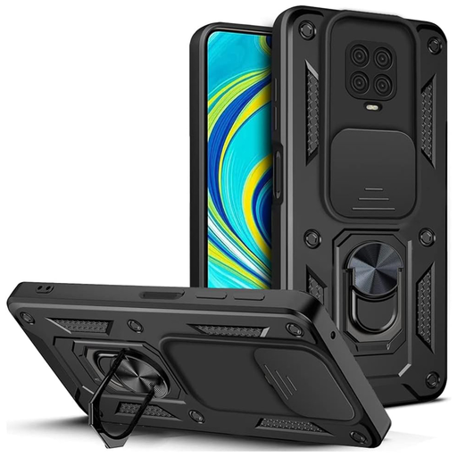 Techsuit - CamShield sorozat - Xiaomi Redmi Note 9S / Note 9 Pro / Note 9 Pro Max - Fekete tok Techsuit - CamShield sorozat - Xiaomi Redmi Note 9S / Note 9 Pro / Note 9 Pro Max - Fekete tok