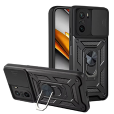  Techsuit - CamShield sorozat - Xiaomi Mi 11i / Poco F3 - Fekete tok