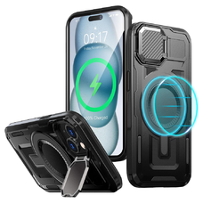  Techsuit - CamVault MagSafe - iPhone 15 - Fekete tok