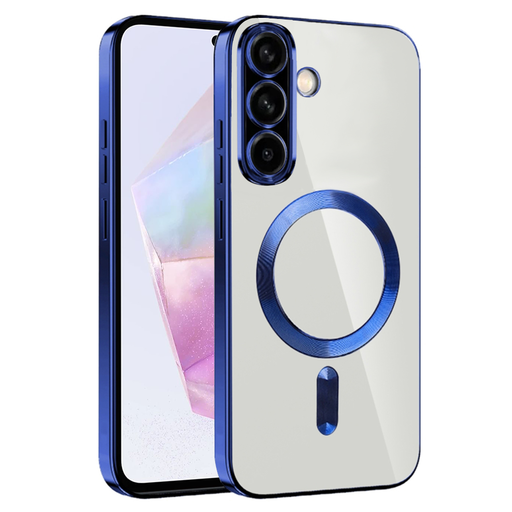 Techsuit - Luxus Kristály MagSafe - Samsung Galaxy A36 5G / A56 5G - Mélykék tok Techsuit - Luxus Kristály MagSafe - Samsung Galaxy A36 5G / A56 5G - Mélykék tok