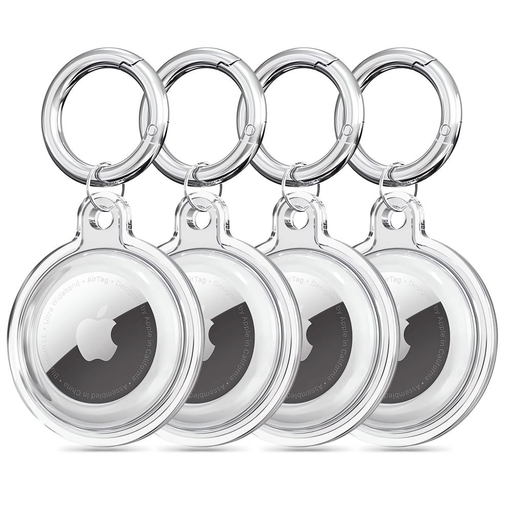 Techsuit - (4 darabos) Biztonságos Tartó Szilikon (CT15) - Apple AirTag Tok - Átlátszó tok Techsuit - (4 darabos) Biztonságos Tartó Szilikon (CT15) - Apple AirTag Tok - Átlátszó tok