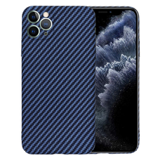  Techsuit - Karbonit Szálház - iPhone 11 Pro Max - Cián tok