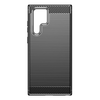  Techsuit - Karbon Szilikon - Samsung Galaxy S23 Ultra - Fekete tok - 1. kép