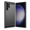  Techsuit - Karbon Szilikon - Samsung Galaxy S23 Ultra - Fekete tok - 3. kép