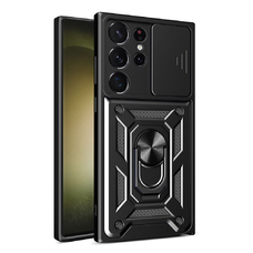  Techsuit - CamShield sorozat - Samsung Galaxy S23 Ultra - Fekete tok