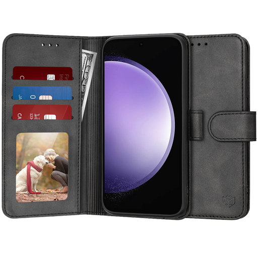 Techsuit - Jegyzetfüzet - Samsung Galaxy S23 FE - Fekete tok Techsuit - Jegyzetfüzet - Samsung Galaxy S23 FE - Fekete tok