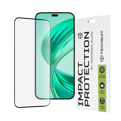 Techsuit - 111D Teljes Borítású / Teljes Ragasztású Üveg - Honor X8b /X8c - Fekete üvegfólia Techsuit - 111D Teljes Borítású / Teljes Ragasztású Üveg - Honor X8b /X8c - Fekete üvegfólia