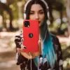 iPhone 12/ 12 Pro Forcell Soft szilikon tok piros - 0. kép