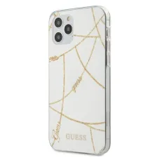 Guess Gold Chain GUHCP12LPCUCHWH tok iPhone 12 Pro MAX fehér