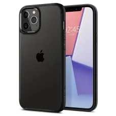 iPhone 12/ 12 Pro Spigen Ultra Hybrid tok Matt fekete (ACS01703)