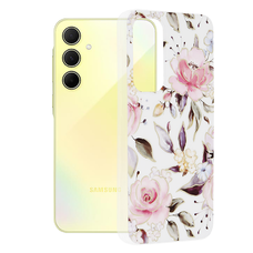  Techsuit - Marble sorozat - Samsung Galaxy A35 5G - Chloe Fehér tok