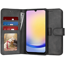  Techsuit - Határidőnapló Tok - Samsung Galaxy A25 5G - Fekete tok