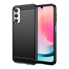  Techsuit - Szénszilikon - Samsung Galaxy A25 5G - Fekete tok