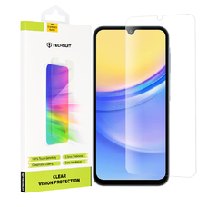  Techsuit - Tiszta Látás Üveg - Samsung Galaxy A15 4G / A15 5G / A24 / A25 5G / M15 - Átlátszó üvegfólia