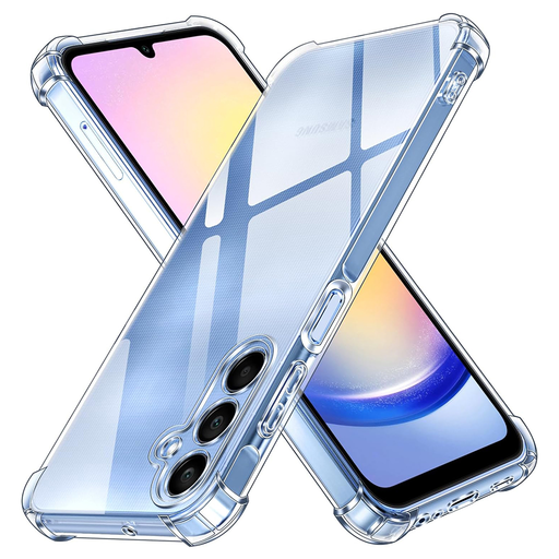 Techsuit - Ütésálló Átlátszó Szilikon - Samsung Galaxy A25 5G - Átlátszó tok Techsuit - Ütésálló Átlátszó Szilikon - Samsung Galaxy A25 5G - Átlátszó tok