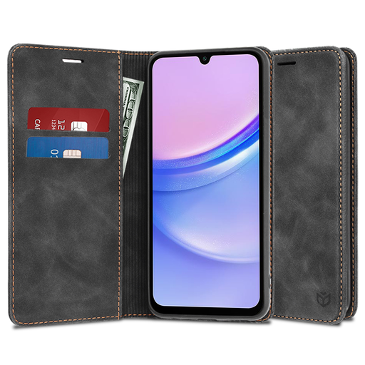 Techsuit - Kényelmes Borítás - Samsung Galaxy A15 4G / A15 5G - Fekete tok Techsuit - Kényelmes Borítás - Samsung Galaxy A15 4G / A15 5G - Fekete tok