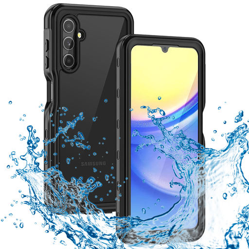 ShellBox - Vízálló IP68 Tok - Samsung Galaxy A15 4G / A15 5G - Fekete tok ShellBox - Vízálló IP68 Tok - Samsung Galaxy A15 4G / A15 5G - Fekete tok