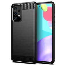  Techsuit - Karbon Szilikon - Samsung Galaxy A52 4G / A52 5G / A52s 5G - Fekete tok