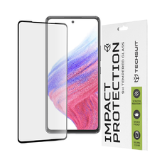  Techsuit - 111D Teljes Borítású / Teljes Ragasztású Üveg - Samsung Galaxy A53 5G - Fekete tok