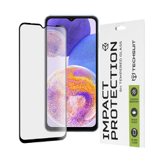  Techsuit - 111D Teljes Kijelzőt Borító / Teljes Ragasztású Üveg - Samsung Galaxy A13 4G / M13 / A23 / A23 5G / F23 / M23 / M33 / F13 - Fekete üvegfólia