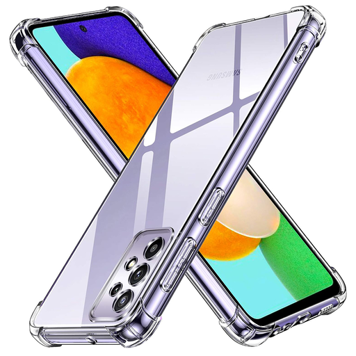 Techsuit - Ütésálló Átlátszó Szilikon - Samsung Galaxy A52 4G / A52 5G / A52s 5G - Átlátszó tok Techsuit - Ütésálló Átlátszó Szilikon - Samsung Galaxy A52 4G / A52 5G / A52s 5G - Átlátszó tok