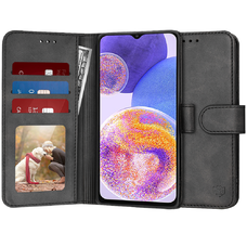  Techsuit - Napló Tok - Samsung Galaxy A23 4G / A23 5G - Fekete tok