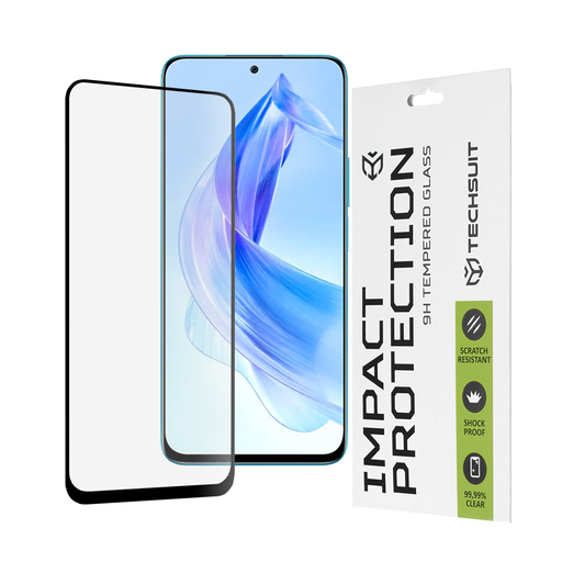 Techsuit - 111D Teljes Borítású / Teljes Ragasztású Üveg - Honor 90 Lite - Fekete üvegfólia Techsuit - 111D Teljes Borítású / Teljes Ragasztású Üveg - Honor 90 Lite - Fekete üvegfólia
